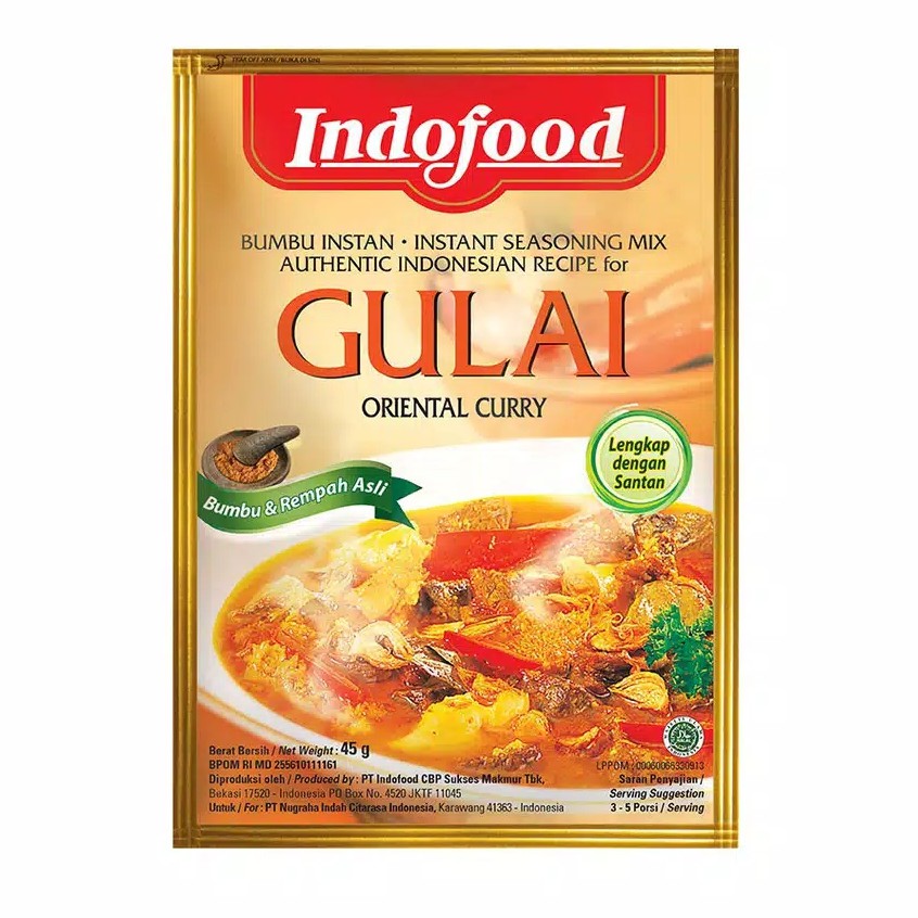 

Indofood Bumbu Gulai 45 gr