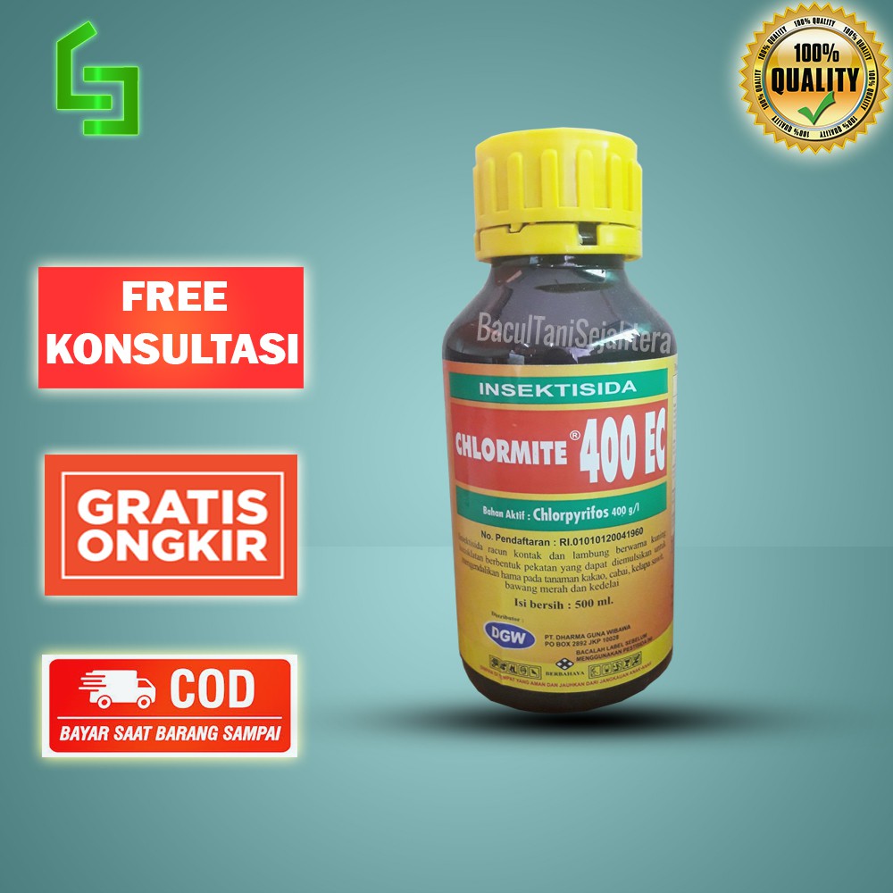 CHLORMITE 400 EC 100 ML INSEKTISIDA PEMBASMI ULAT GRAYAK