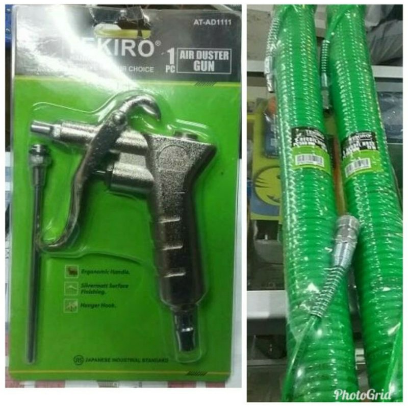 PAKET AIR DUSTER SELANG SPIRAL RECOIL TEKIRO 12 MTR