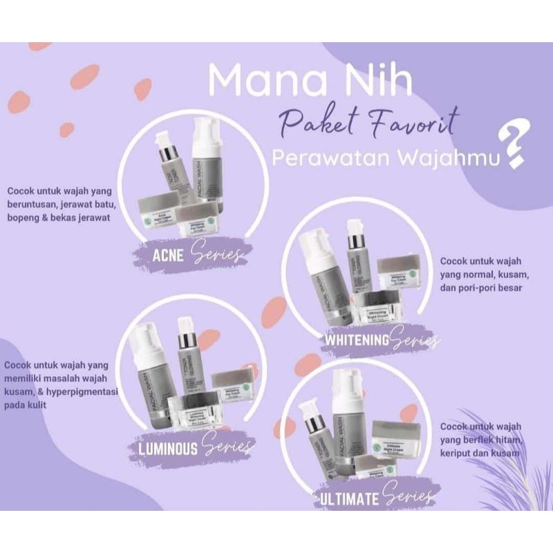 [PRELOVED] MS GLOW PAKET ACNE