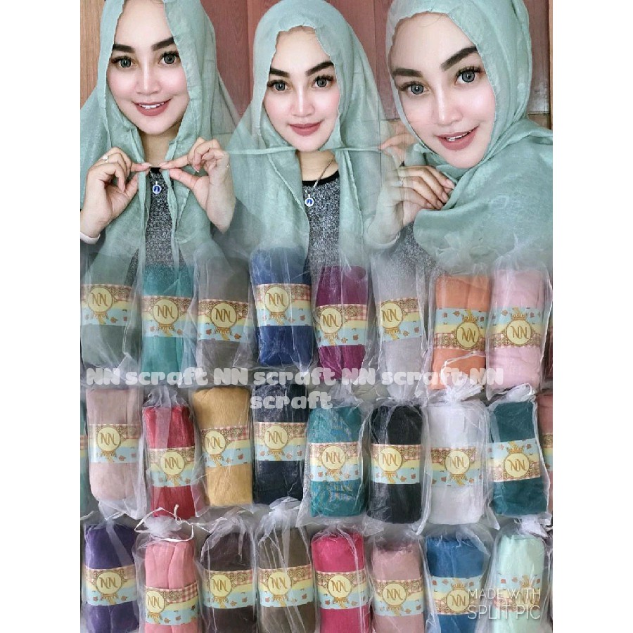  Pashmina  Instan Tali  24Pilihan Warna  Hijab Pashmina  