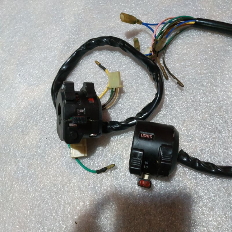 Saklar holder kiri Yamaha Rx king Special Rxz RZR RXK RXS DT100 DT125 DT 100 125 YT115 DTX Japan mad