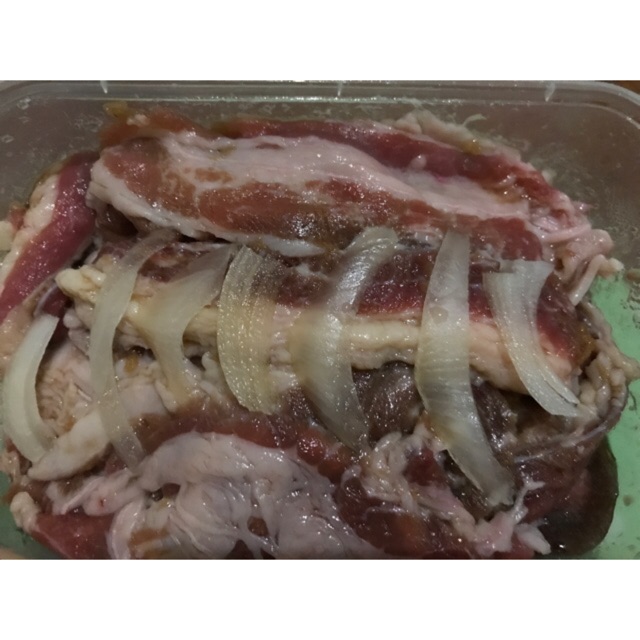 

marinated US Sliced Beef Daging sapi iris yoshinoya