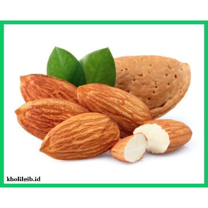 

Makanan-Kering- Natural Whole Almond ( Kacang Almond Natural ) 100 Gr -Aneka.