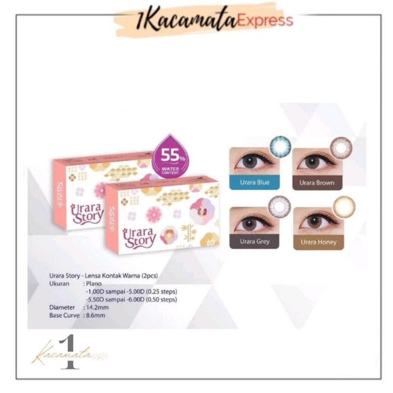 SOFTLENS WARNA COLOR FRESHKON URARA STORY MONTHLY