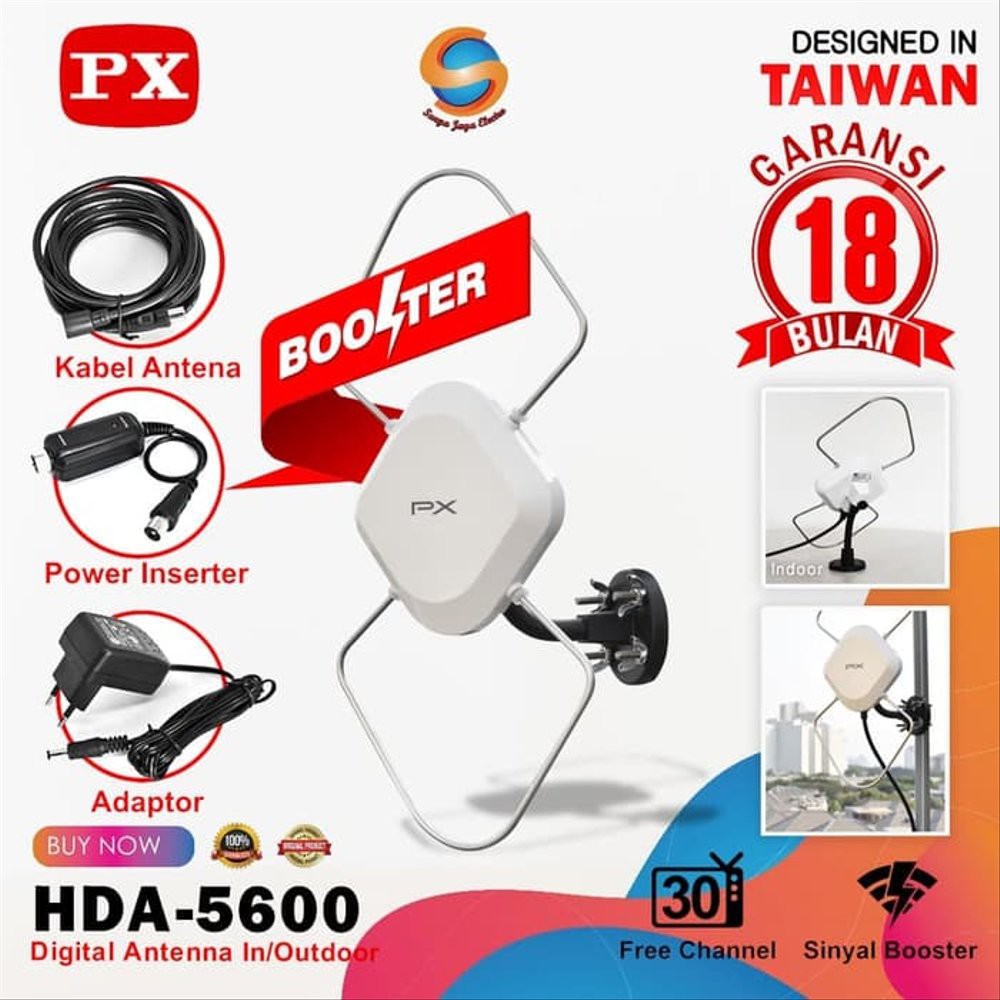 Antena TV PX Digital Indoor Outdoor PX HDA-5600 HDA5600