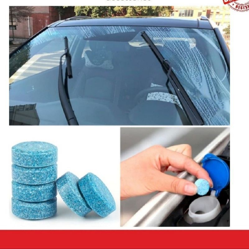 Tablet Obat Pembersih Kaca Wiper Mobil - Tablet Pembersih Kaca