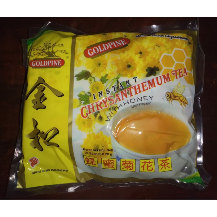 

SGS Teh Kembang Bunga Krisan Chrysanthemum tea instant Goldpine 20sachet