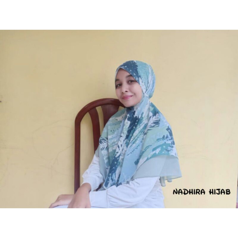 BERGO MARYAM TALI CERUTY BABYDOLL 2 LAYER | HIJAB INSTAN