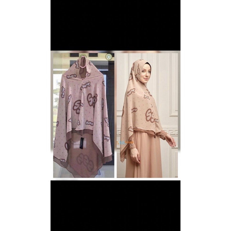 Preloved❤️Pop Art Khimar by SiSeSa