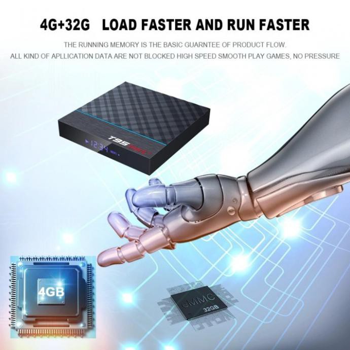 T95 Max Plus - Android 9.0 Smart Tv Box 8K Display - Ram 4Gb Rom 32Gb Utamiseller973
