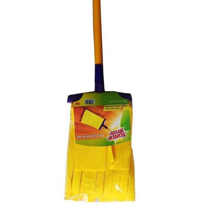 Scotch Brite Pel Strip Kotak Kuning Set ID 722 3M Pel Lantai Praktis