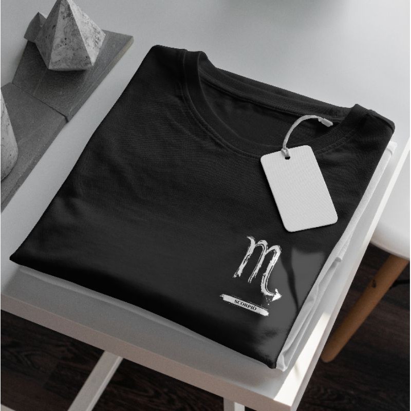 Kaos Scorpio Hand - Drawing - Baju Zodiak