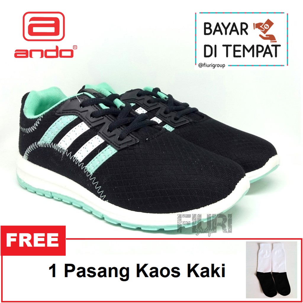 FIURI - ANDO ORIGINAL - PLANO 33-40 HITAM TOSCA - SEPATU SNEAKERS SPORT KANVAS SOL KARET ANAK PEREMPUAN - SEPATU KETS FASHION TRENDY WANITA DEWASA - SEPATU OLAHRAGA LARI FITNES SENAM KERJA KULIAH BERTALI CEWEK MURAH PROMO DISKON BONUS KAOS KAKI