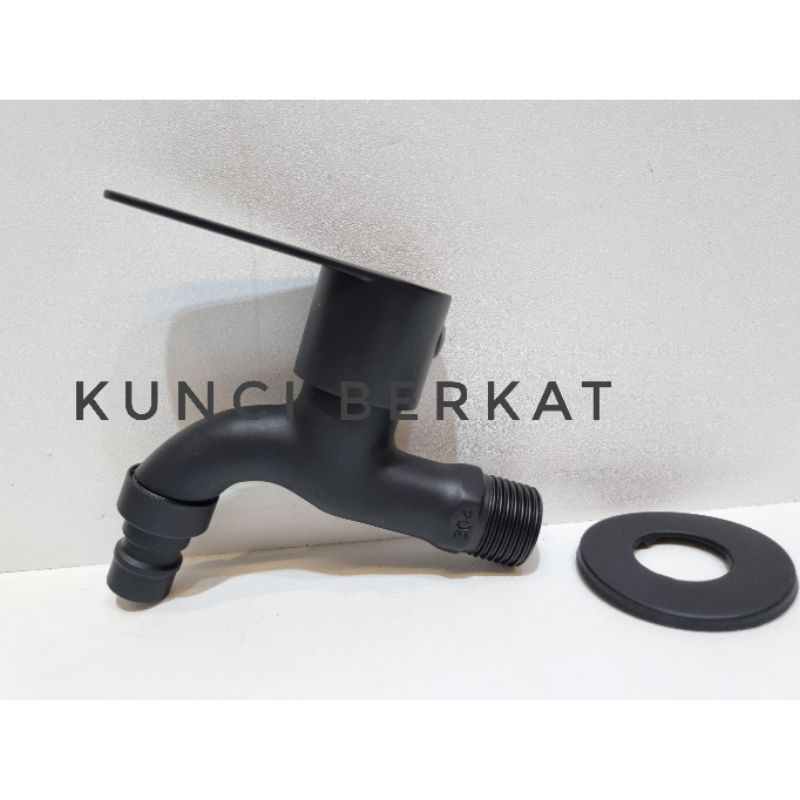 Kran Taman Stainless Hitam/Kran Taman Black/Keran Air