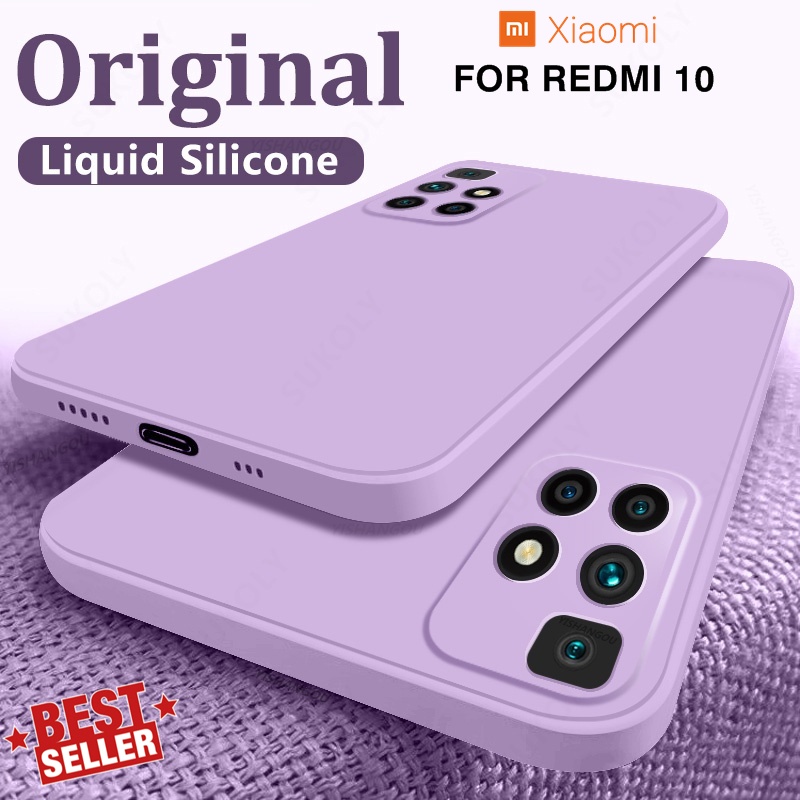 Case Redmi 10 10 5G Baby Skin FREE tali Cute Casing TPU Softcase Liquid Lanyard