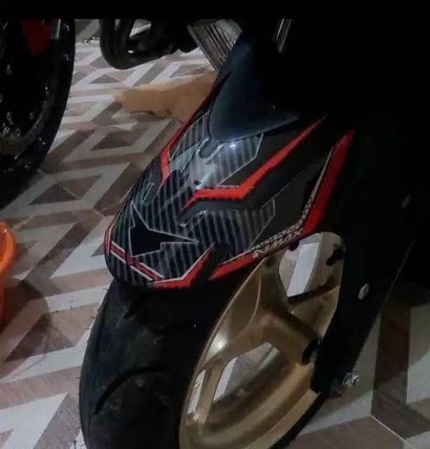 Stiker timbul resin timbul fender spakbor depan new nmax 2020