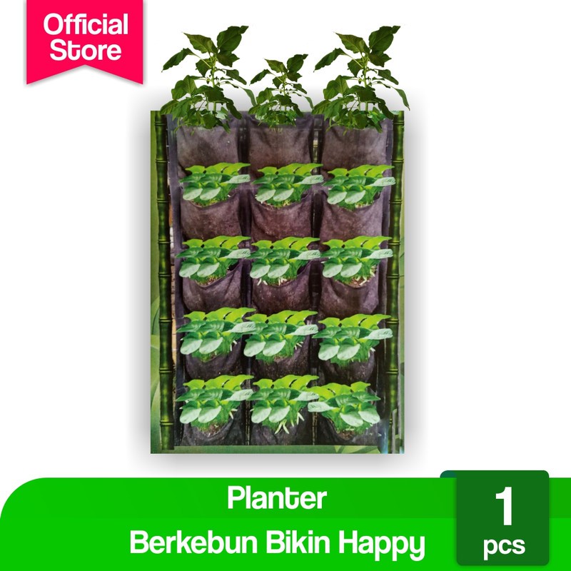 Pot Kantong Tanaman Dinding Wall Planter Bag
