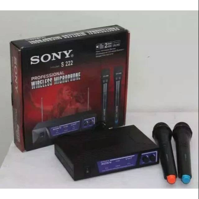 mic wireless sony s222 s 222 microphone handheld