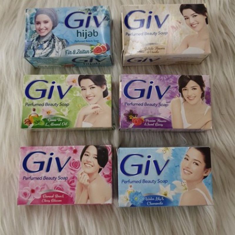 [BPOM] GIV BAR SOAP WHITE BEAUTY / GIV SABUN BATANG 76gr