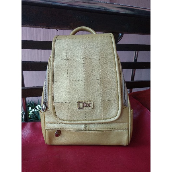 paket 2.. ransel Dior second dan tas biru taiga ....