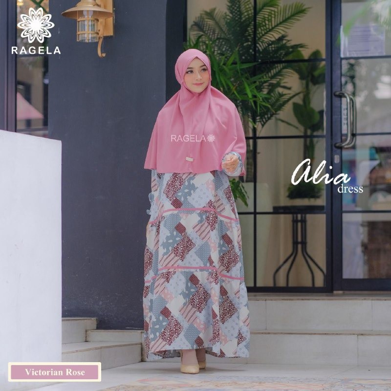 Coming Soon Gamis Dewasa Crepe Alia Dress Ragela