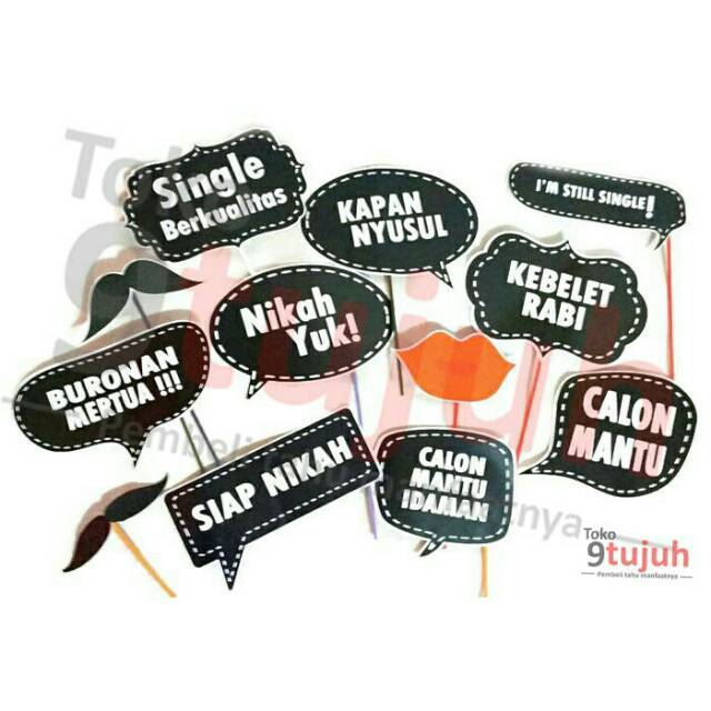 Properti photobooth Wedding