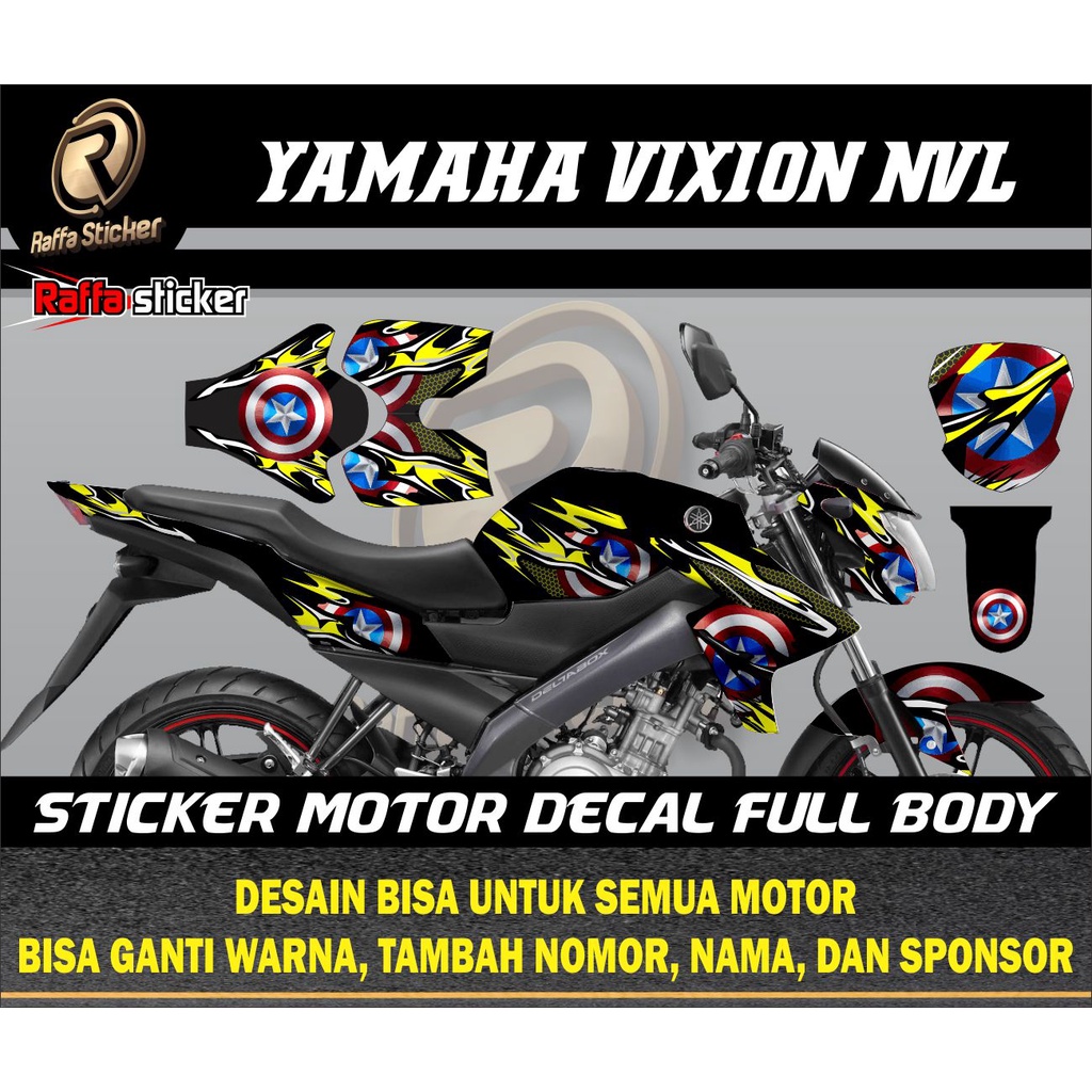 decal vixion lighting decal vixion nvl decal vixion 2014 decal vixion 2013 STIKER STRIPING FULL BODY