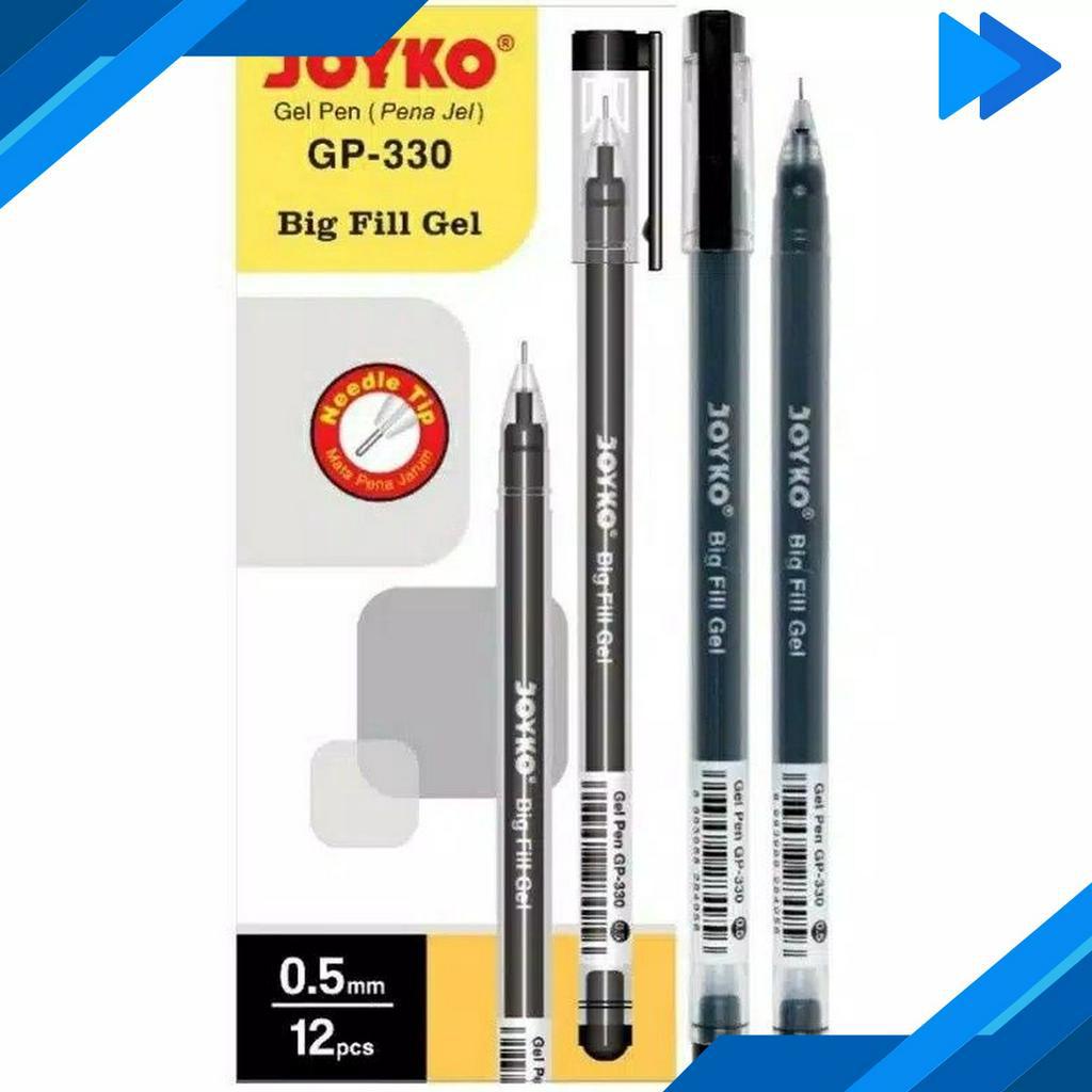 

KHUSUS Pulpen Joyko GP33 Big Fill Gel 5 Mm Per Lusin