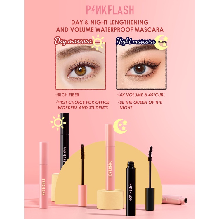 [BPOM] PINKFLASH E08 OILPROOF CURL MASCARA