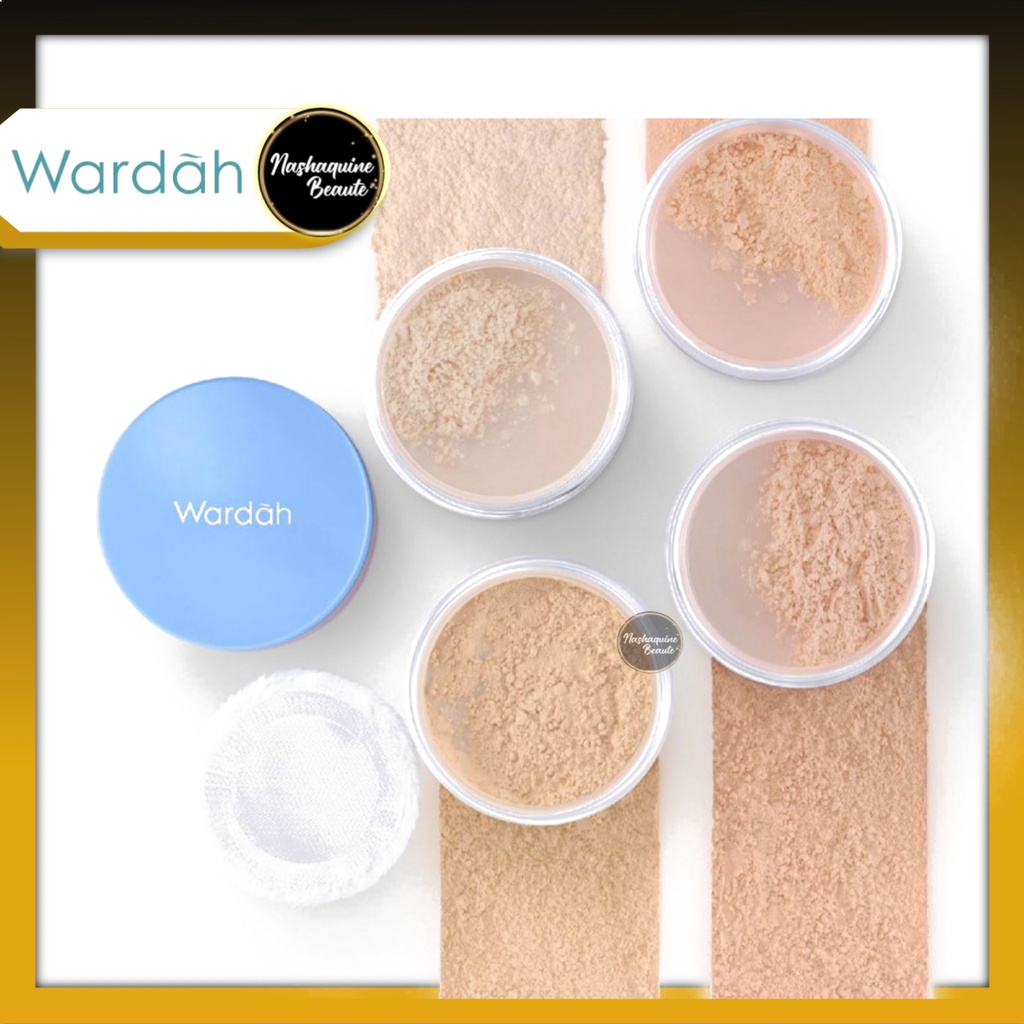 Wardah Lightening Matte Loose Powder 20g ( bedak tabur wardah )