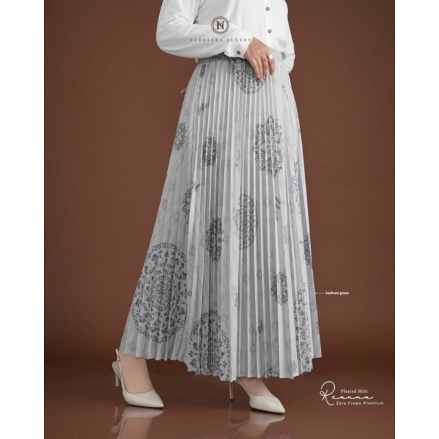 Reanna Pleated Skirt By Nadheera Luxury