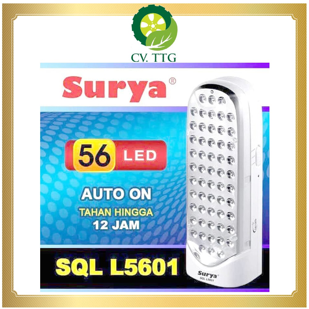 Lampu Led Surya SQL L5601 Rechargeable Emergency Lamp 56