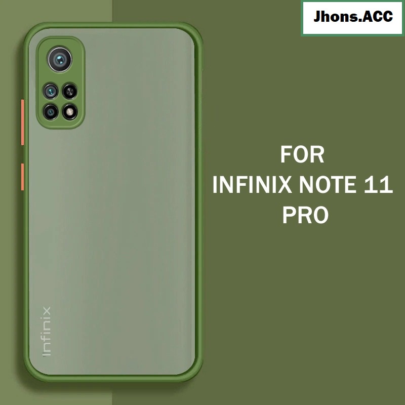 CASE MATTE INFINIX NOTE 11 PRO TRANSPARAN FUZE MACARON MY CHOICE - FA