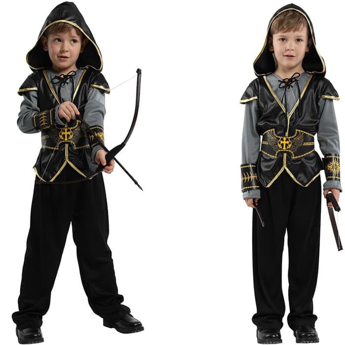 ROBIN HOOD archer costume cosplay haloween kostum anak pemanah 2