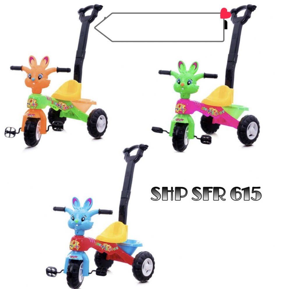 MAINAN ANAK SEPEDA KELINCI SFR 615