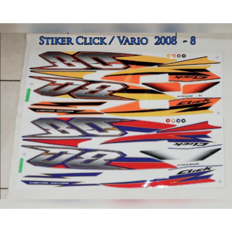 Stiker Click Vario Tebal