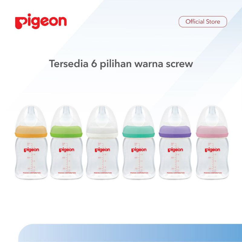 PPWN Pigeon Wide Neck Bottle Soft Touch Peristaltic Plus 160ml 240ml / Botol Susu Dot Wideneck