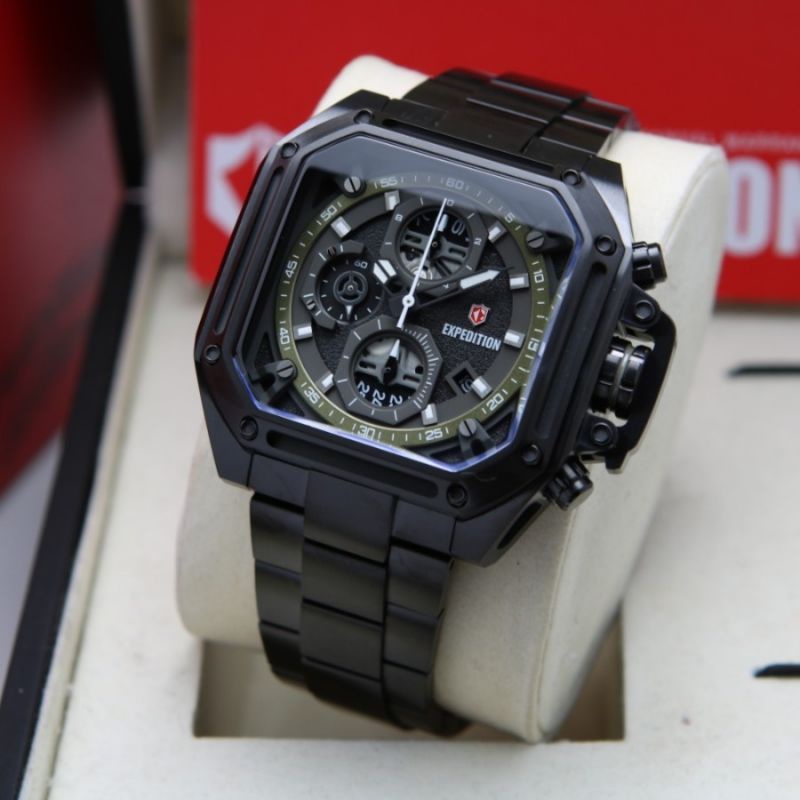 Expedition tali rantai variasi warna unisex pria/wanita E 6812 M original 100% garansi resmi 1 tahun