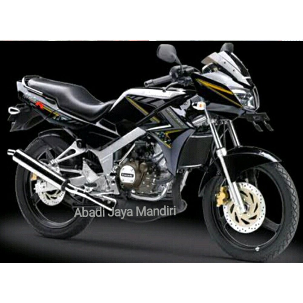 STIKER STRIPING NINJA R 150 HITAM BLACK GOLD 2014-2015 ORIGINAL KAWASAKI Berkualitas