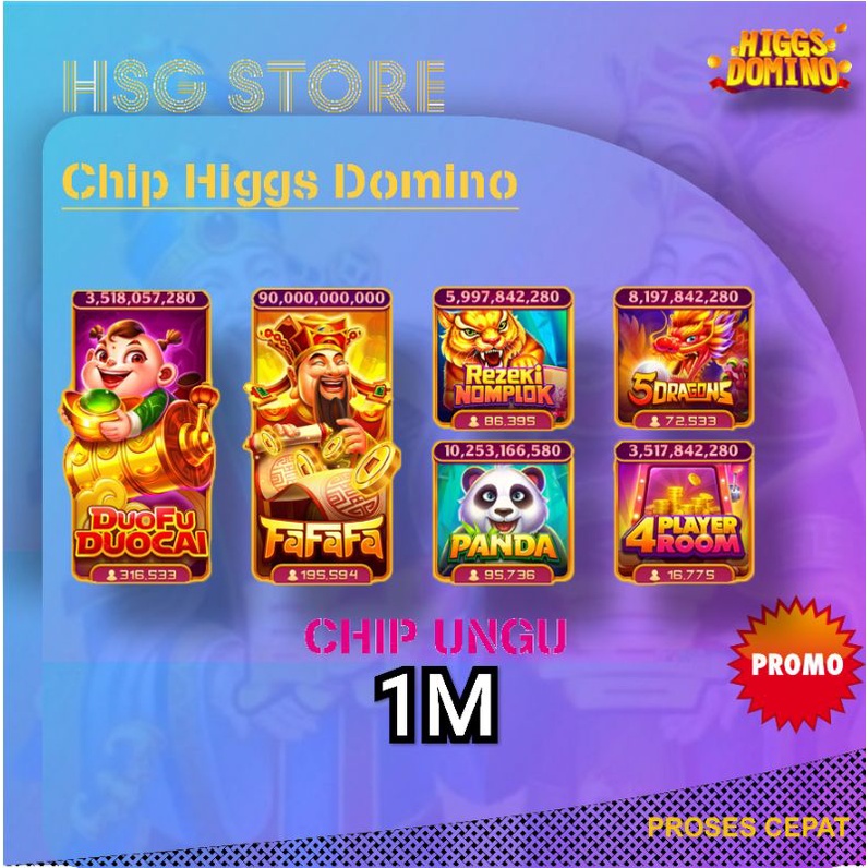 Chip Ungu 1M-Chip Higgs Domino MD-Chip Ungu MD 1M-Chip Murah-Chip Murah-Top Up Higgs Domino-Chip MD Higgs Domino-Koin MD