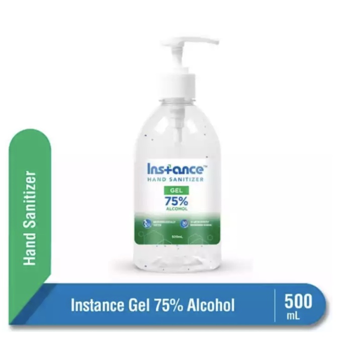 Instance Hand Sanitizer Gel 75% Botol 500 ml / Instance / Hand Sanitizer / Anti Bakteri / Anti Kuman
