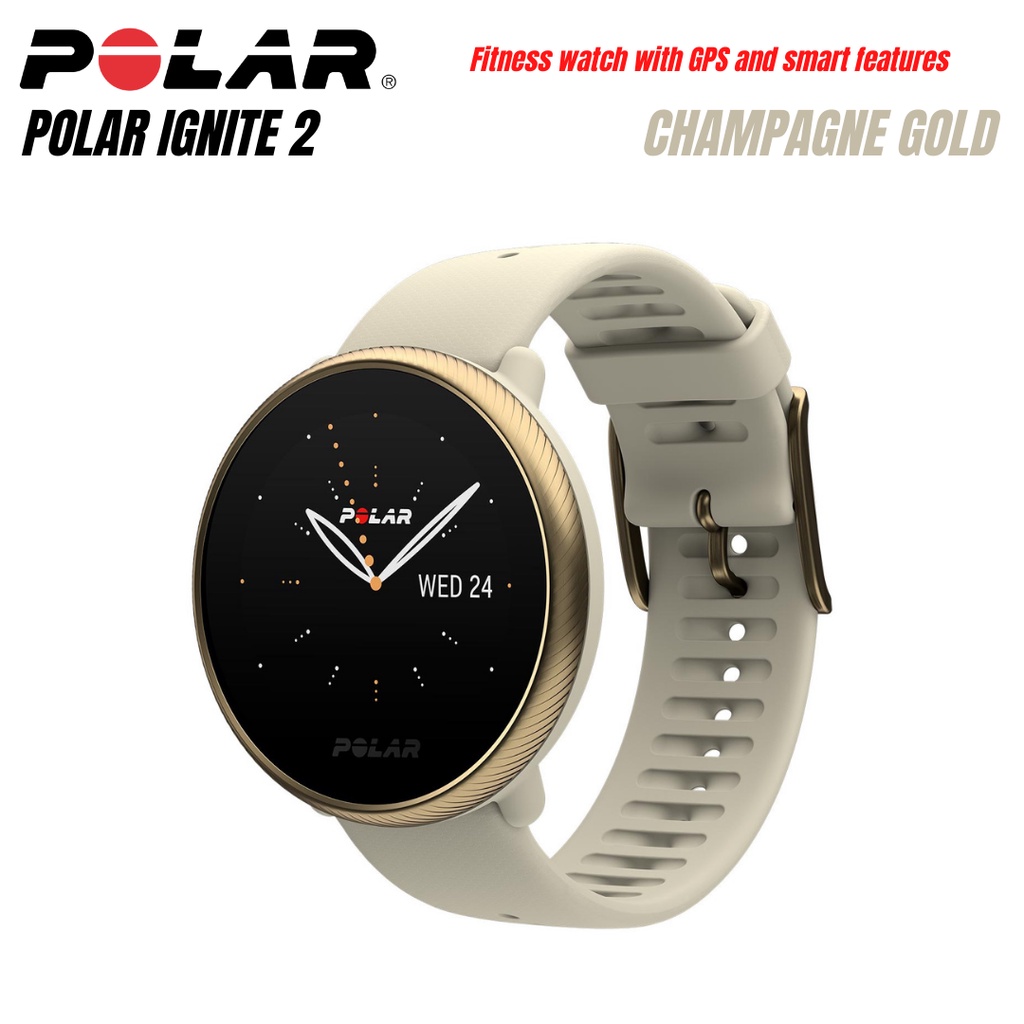 Polar IGNITE2 Fitness watch with GPS and Heart Rate Garansi Resmi