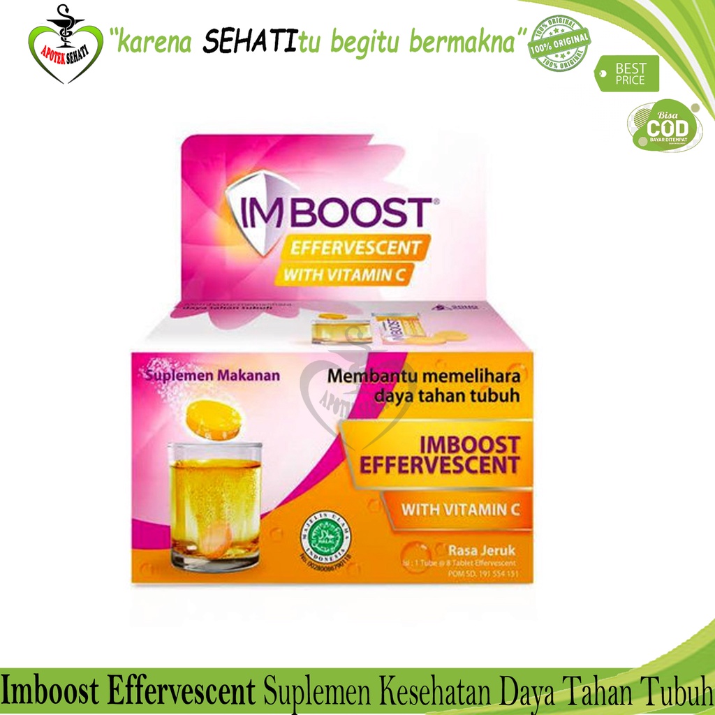 IMBOOST EFFERVESCENT WITH VIT C/ VIT DAYA TAHAN TUBUH