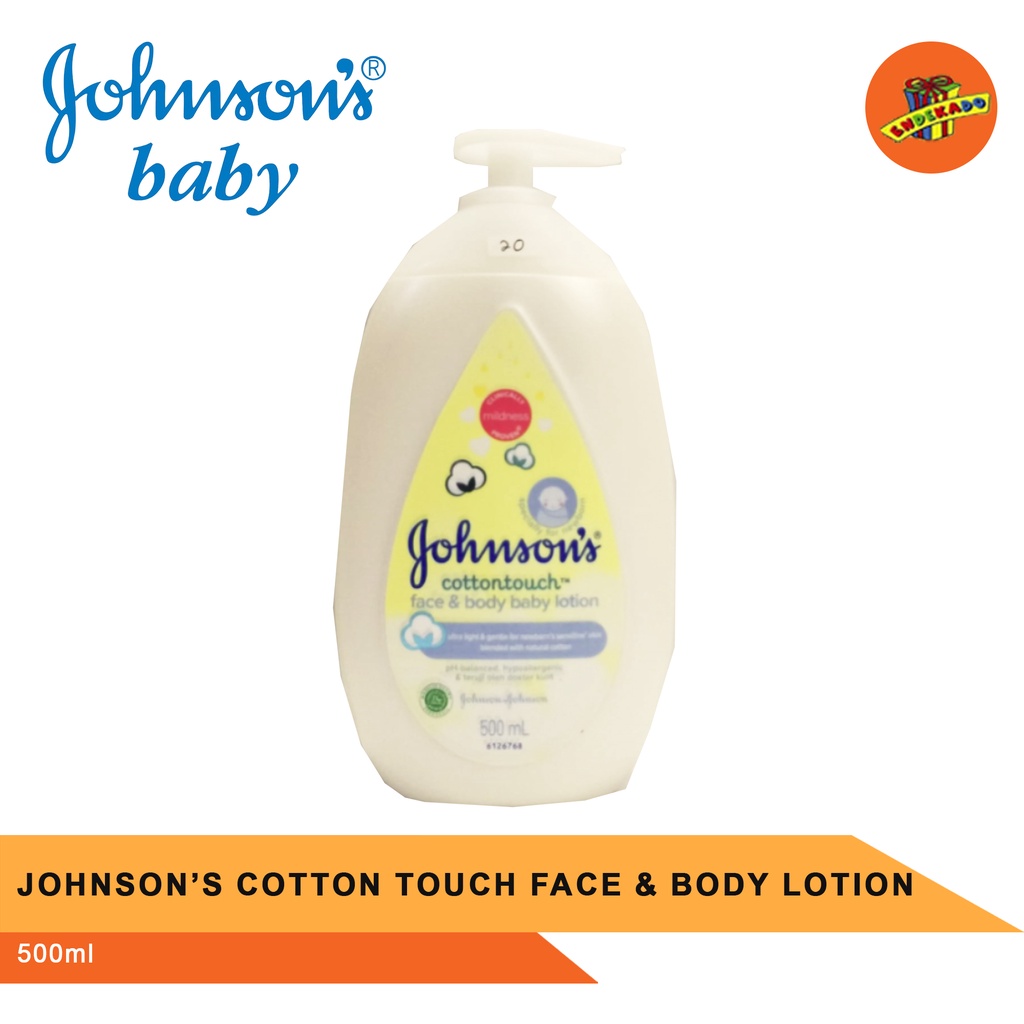 JOHNSON'S COTTONTOUCH FACE &amp; BODY LOTION 500ml- Lotion Bayi