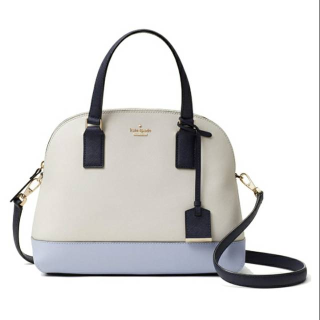 Kate spade bag cameron street lottie cream / cement, lengkap shop bag,  dust bag,  care card. Prelov