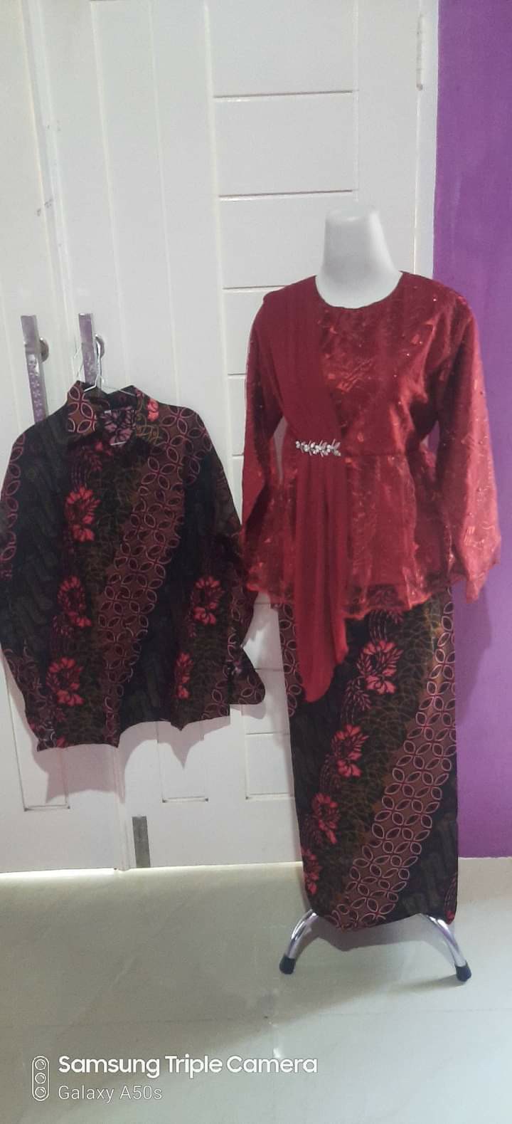Maura Couple - Sania Ruffle Batik Couple Ori Ndoro Jowi Dnt Garansi Termurah Shopee - Modern Batik