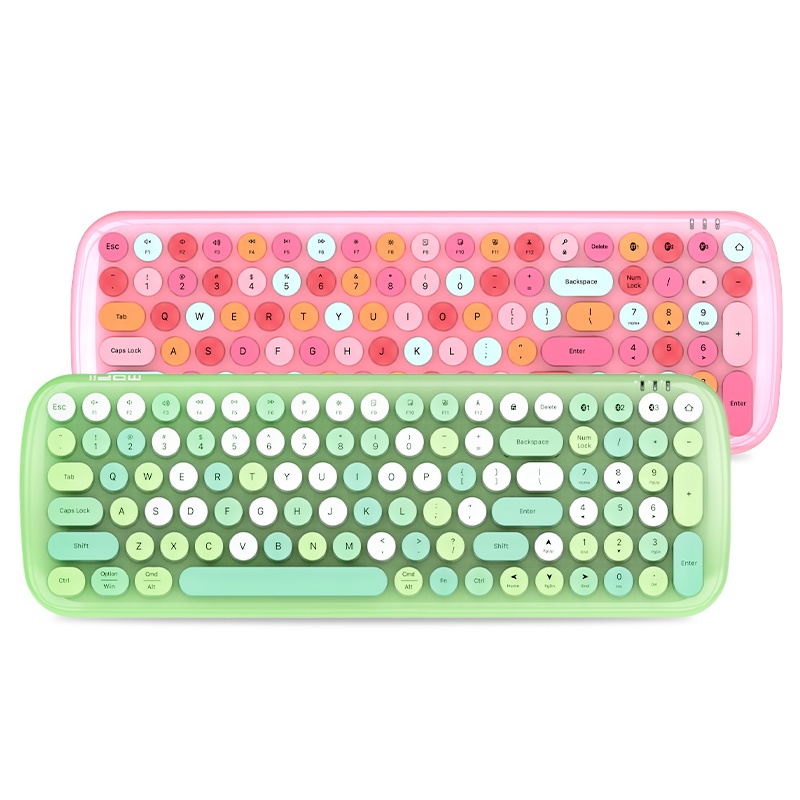 Bluetooth keyboard mekanik lipstik mode tunggal 87 tombol, mendukung ipad dan komputer dengan fungsi Bluetooth