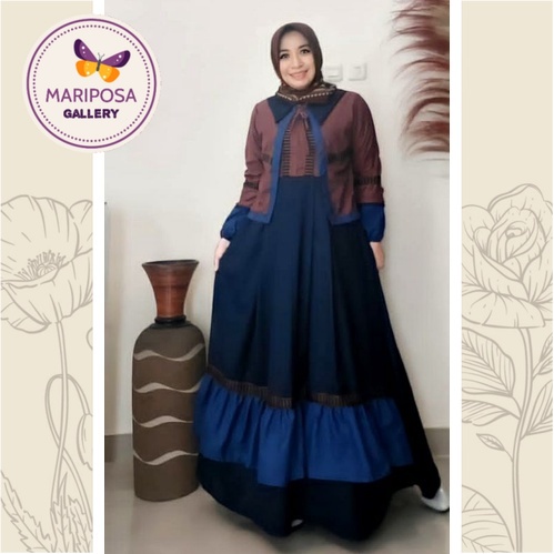 DEURA Busana Muslim Terbaru / Dress Deura / Gamis Deura Original / Setelan Gamis Deura 266 Original