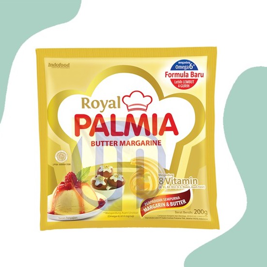 

[200 gram] PALMIA ROYAL BUTTER MARGARINE 200g TERMURAH SACHET - PALMIA